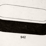 Philippe Weisbecker - Brosse Ã  lustrer nÂ°942 (2011)
 Pierre noire+collage sur papier
31 x 25 cm
 | Artitude galerie