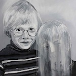 Gabriel Folli - Christophe et Nicolas - 1981 Acrylic on canvas
89 x 116 cm, 2016 | Artitude galerie